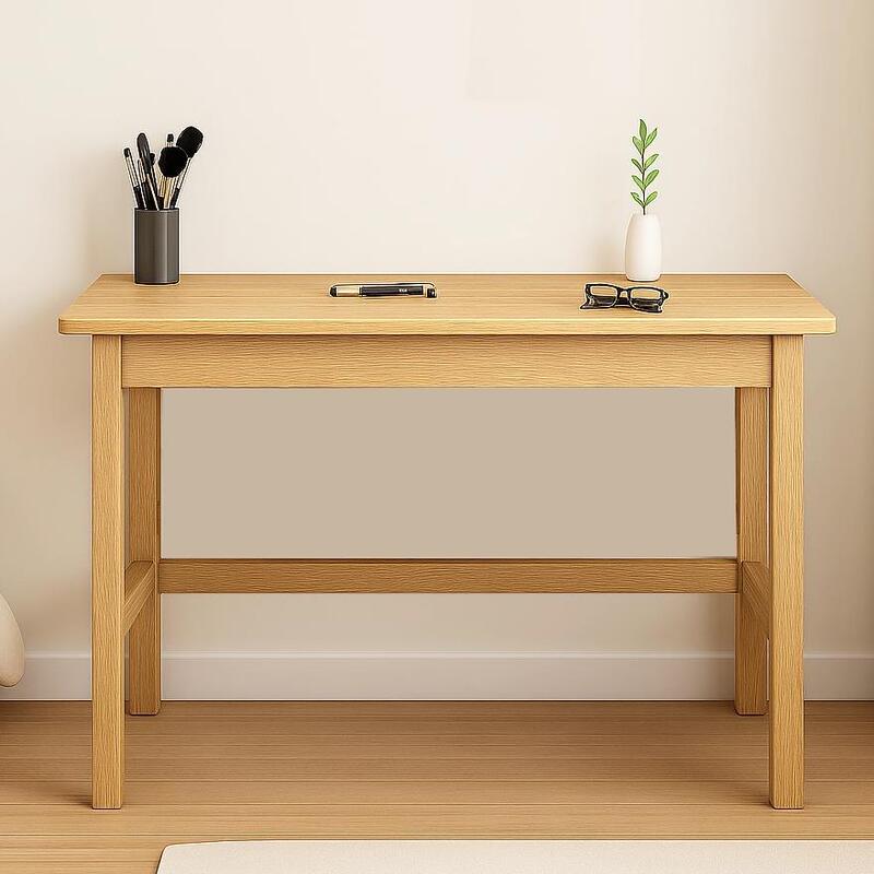Single Solid Wood Desk Bedroom Home Wall Computer Desk Small Apartment Student Study Desk Writing Desk Office Desk