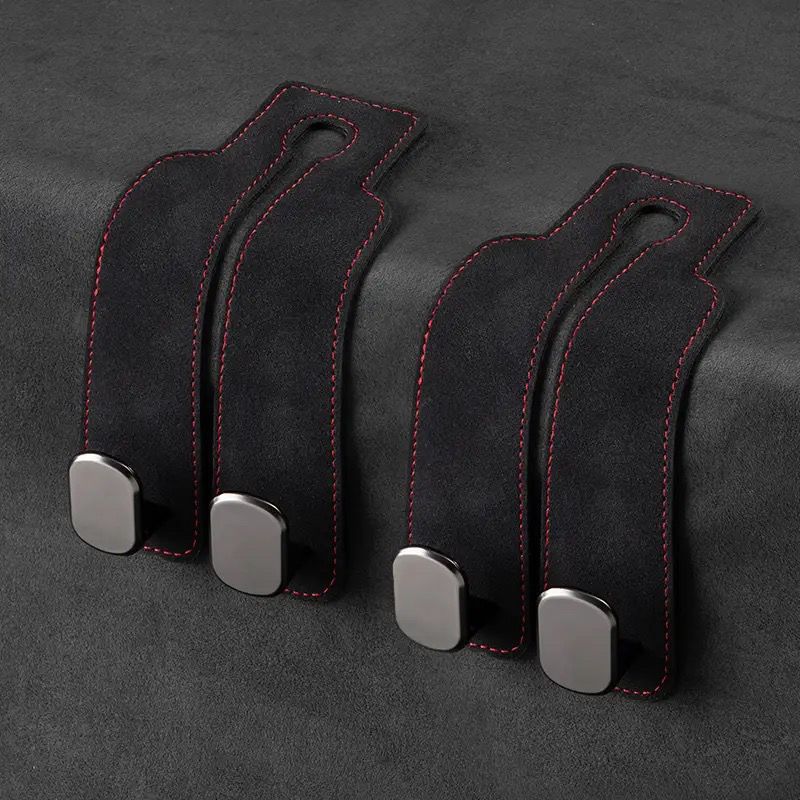 Asiento de automóvil de uso general de automóviles de estilo explosivo, asiento de respaldo oculto, gancho multifuncional, artefacto de almacenamiento creativo en la parte trasera del automóvil