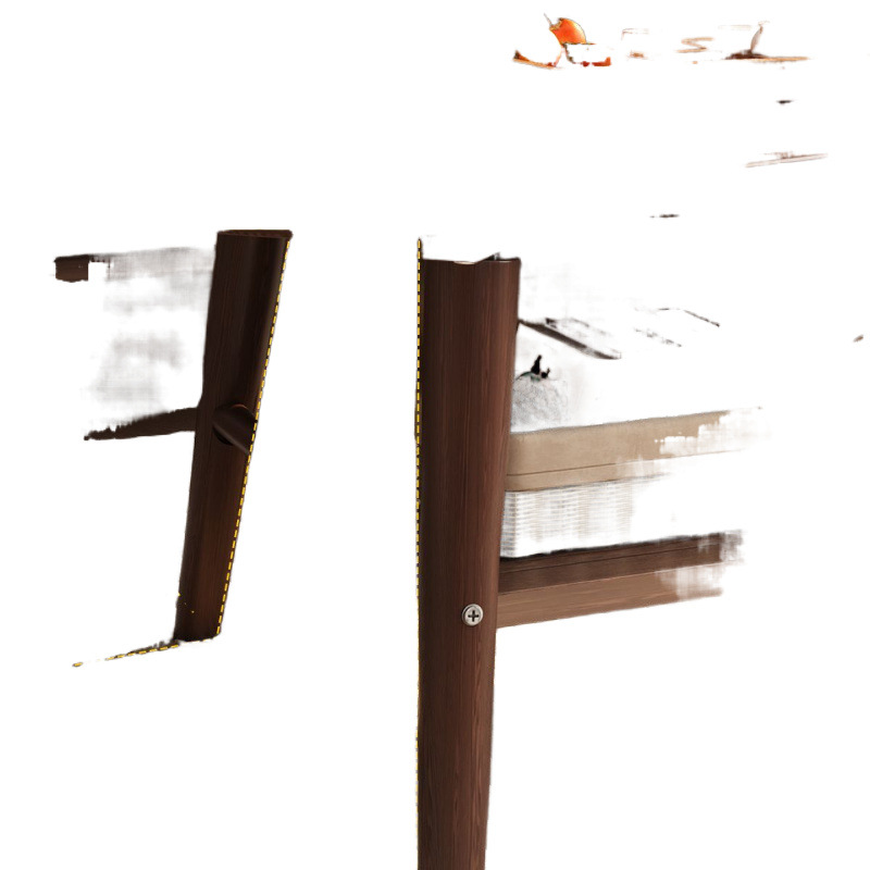 Mesa de té de madera sólida sala de estar doméstica pequeña nueva doble capa con cajón de mesa de té de lujo minimalista