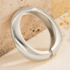 Silver irregular bracelet