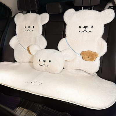 Fleece-Lined Thickeneded High-End Rear Single-Piece | Seat cushion, seat cover