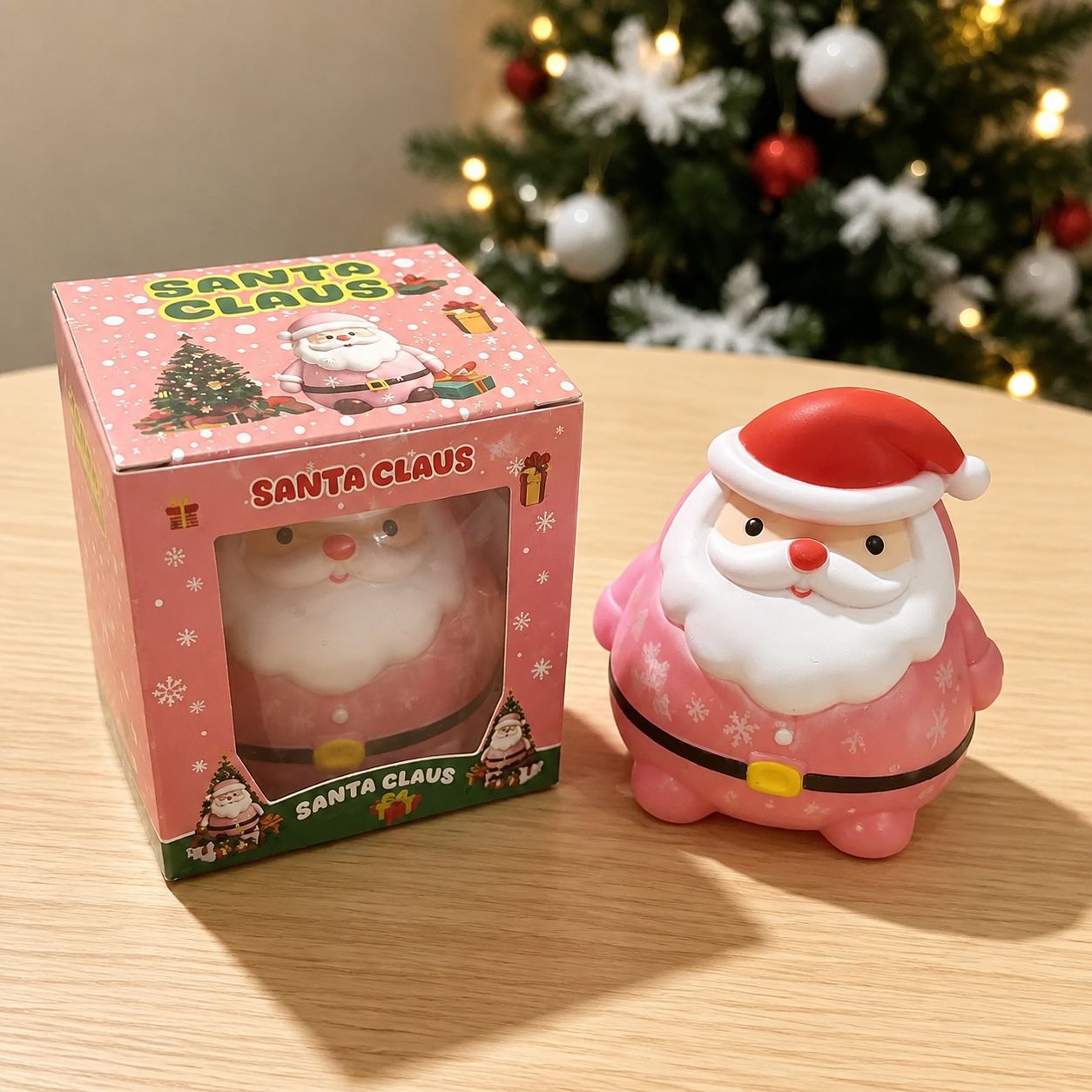 2026 Nuevo Santa Claus transfronterizo maltosa rebote lento pellizco feliz descompresión juguete lindo divertido regalo caja image 9