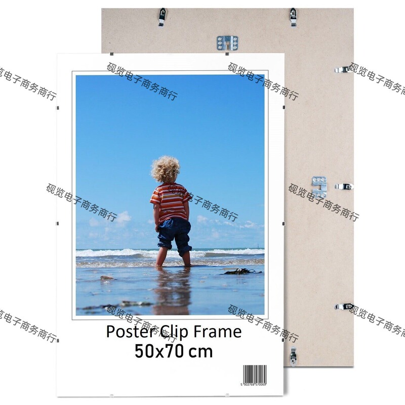 Cross-border hot acrylic photo frame frameless photo frame 20*28 inch poster clip Picture photo frame 50 * 70CM frameless