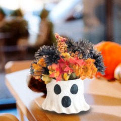 国境を越えたMud Pie Paper Mache hallowen Treat Bucketsハロウィーンキャンディーバレル