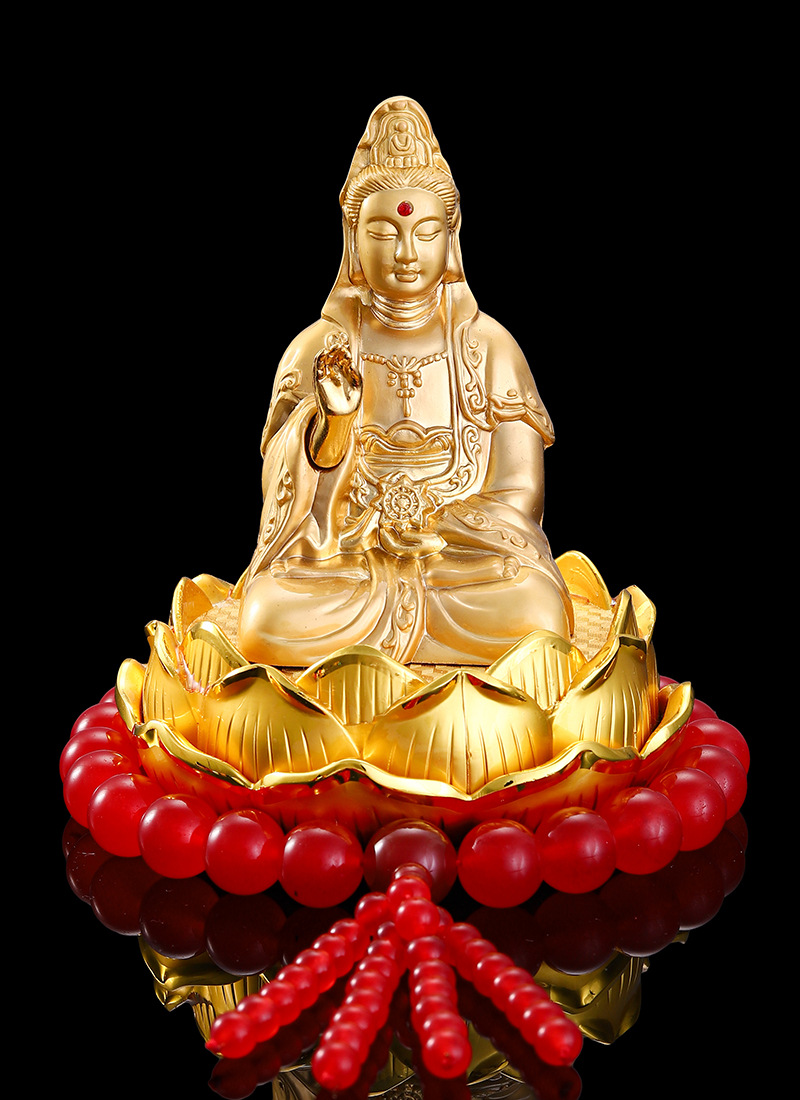 Car ornaments thousand hands Guanyin car accessories perfume center console perfume holder Buddha statue men's car car accessories