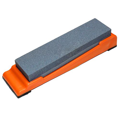Wholesale household kitchen sharpening stone double-sided large knife sharpener kitchen knife scissors with base whetstone set
