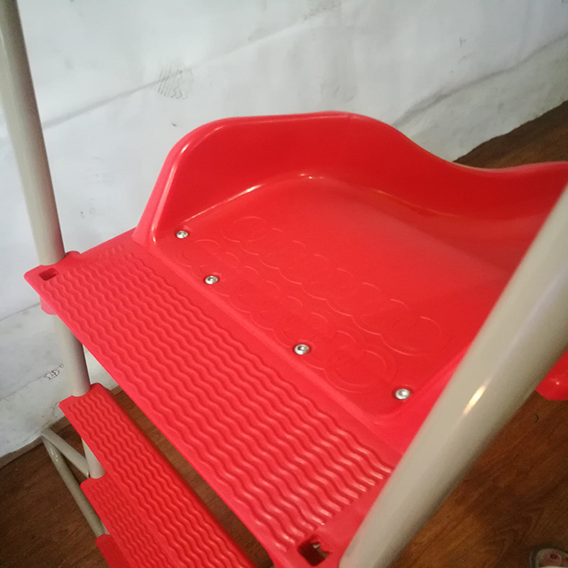 Indoor Household Slide Indoor Small Simple Iron Frame Platform Climbing Frame Shopping Mall Slide Plastic Extended Slide