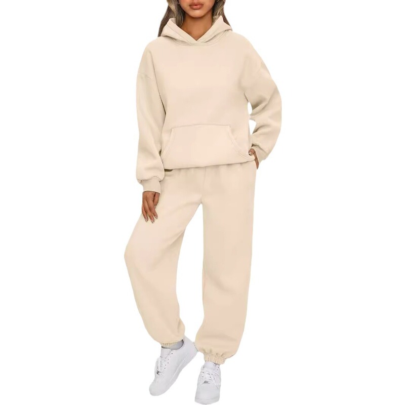 Threaded Cuff Bottom Swing Hat-free Rope European and American Foreign Trade Autumn and Winter New Shoulder Sleeve Women's Sweater Two-piece Set Threaded Cuff Bottom Swing Hat-free Rope European and American Foreign Trade Autumn and Winter New Shoulder Sleeve Women's Sweater Two-piece Set