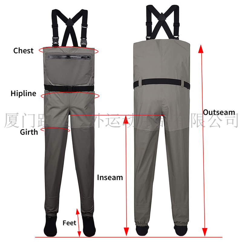Factory Supply Jungle Adventure Wading Pants Men's Lightweight Waterproof Breathable Fishing Clothes Stream Fly Fishing Pants