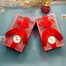 新款雕刻镂空喜字喜糖盒子明治粒费列罗巧克力6颗装糖结婚成品盒