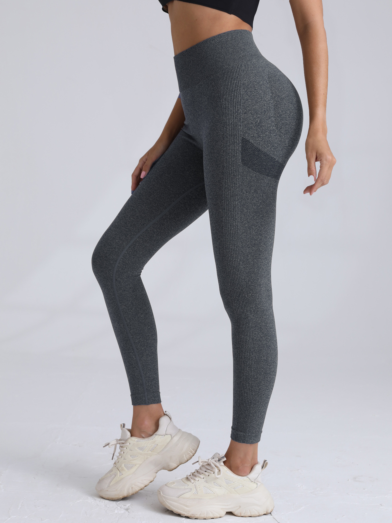 Peach Hip Fitness Pants For Women, High Waist, Abdomen And Hip Lift Yoga Trousers, Sports Running Training Can Wear Leggings_ecoleips.com
