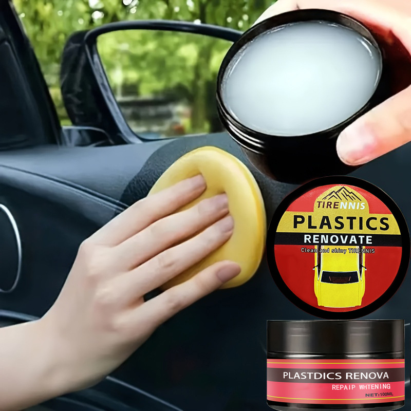 Car Paint Interior Leather Care Cleaning Cream Leather Seat Maintenance Agent Dashboard Renovation Polishing Wax