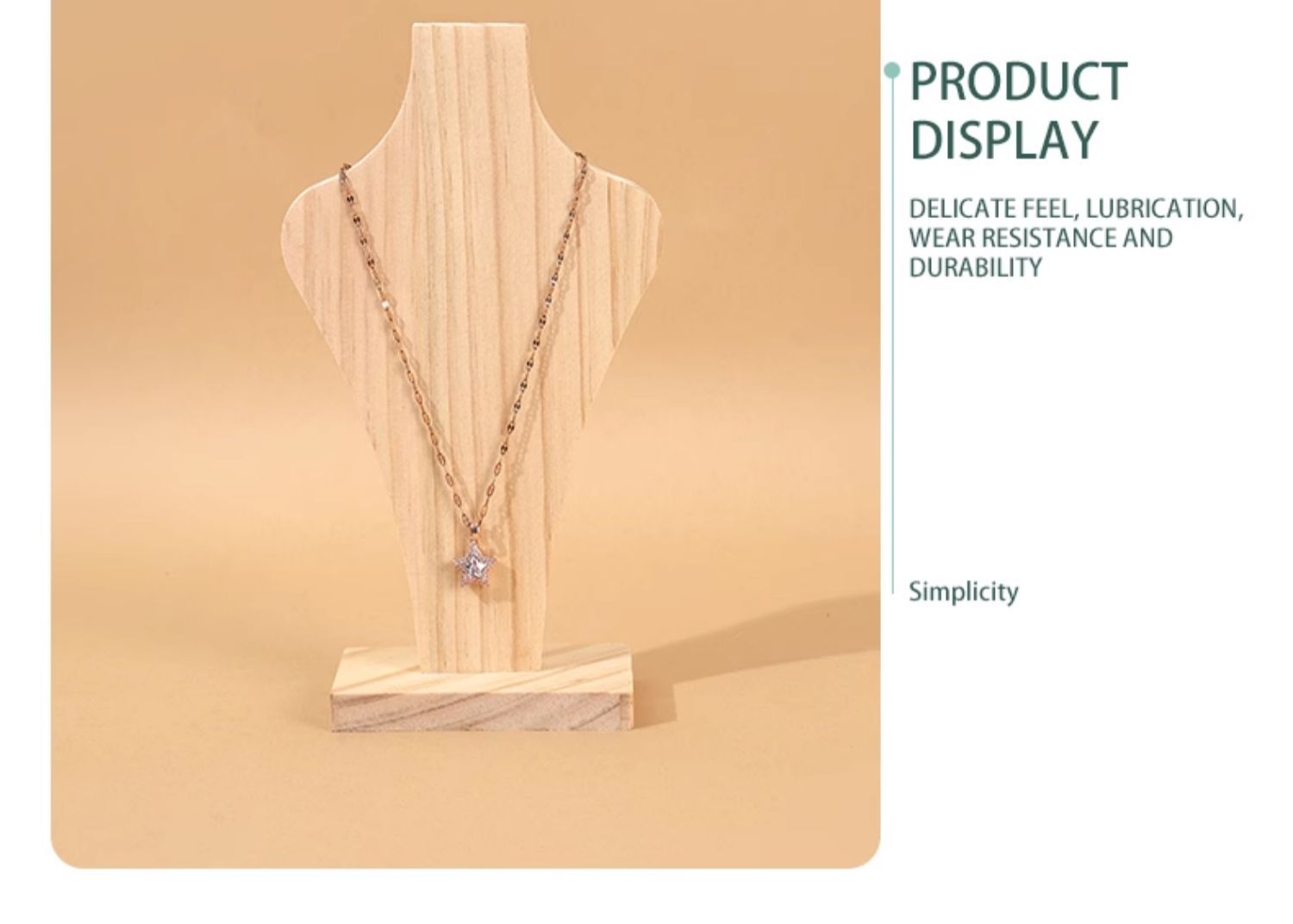 1 Piece Solid Wood Retro Simple Style Vase Jewelry Display Jewelry Rack display picture 3
