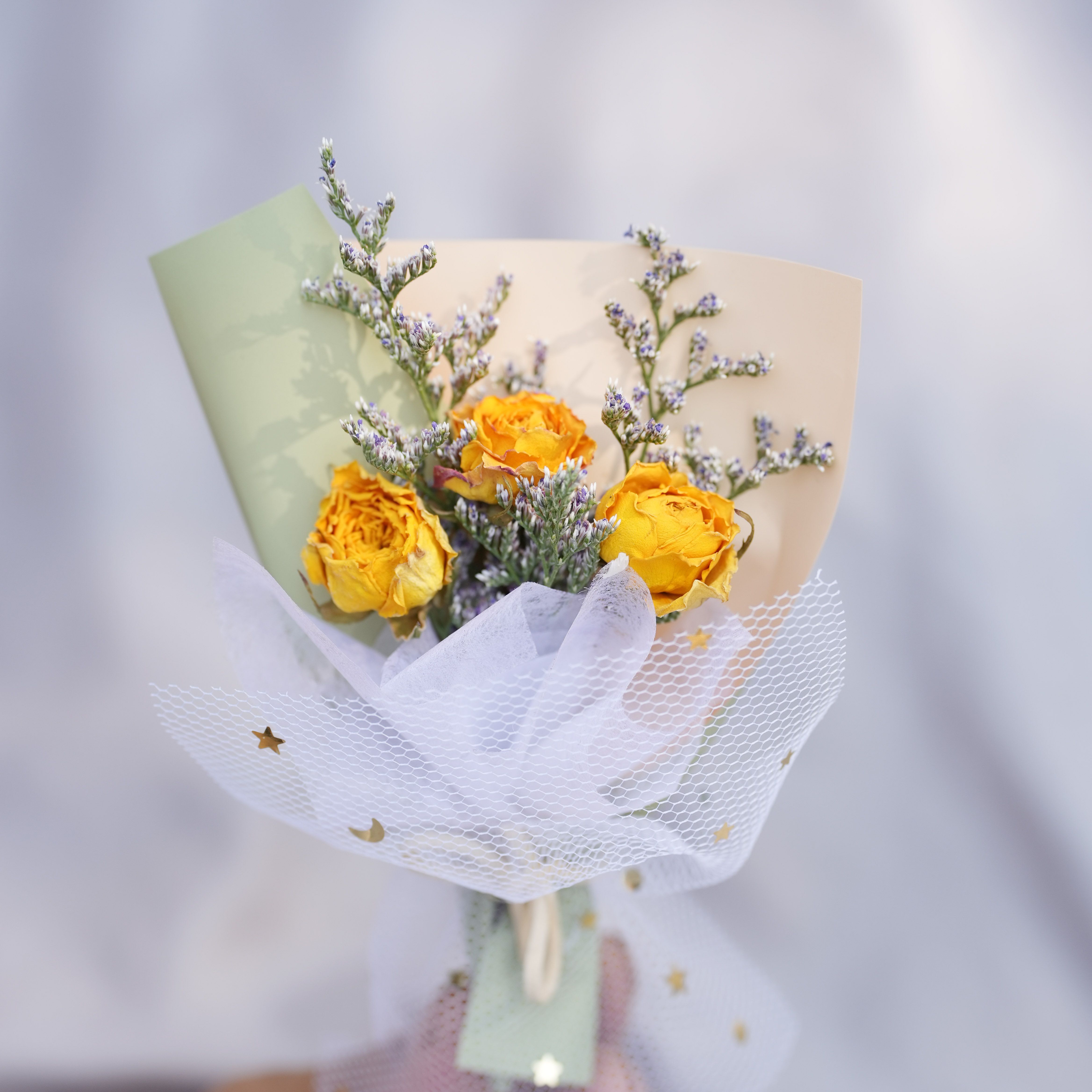 미니 노란 장미