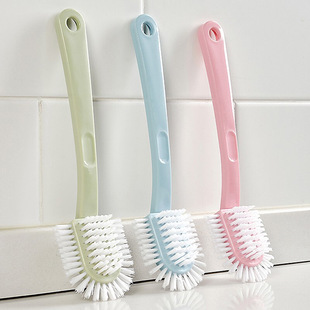 New five-sided shoe brush multi-functional creative shoe brush long handle multi-sided soft wool shoe wash artifact plastic shoe brush wholesale