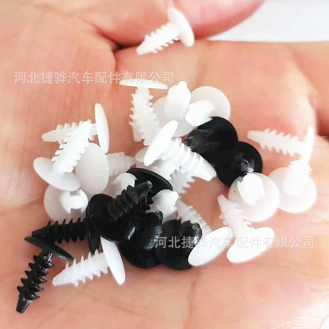 RC推进式塑料扣钉按式塑料铆钉简易柳钉树形铆钉汽车塑料卡扣LRD