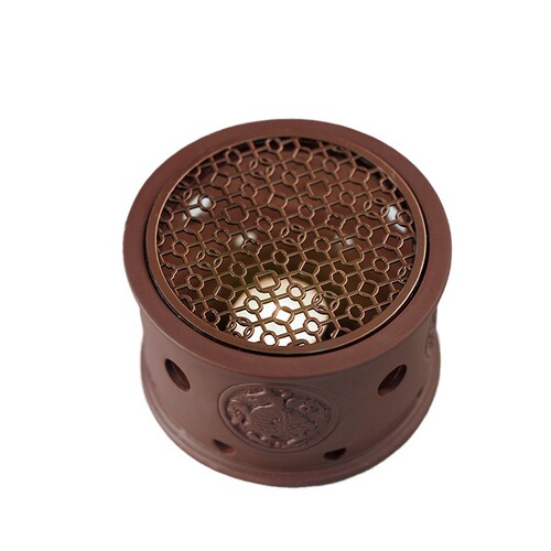 Slow-paced life tea warmer retro style warm tea stove around the stove for tea making atmosphere tea stove warm tea candle heating stove