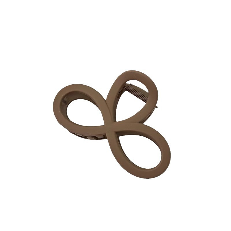 Clip de agarre esmerilado acrílico femenino nuevo estilo pequeño femenino de alta calidad medio atado clip de tiburón parte posterior de la cabeza clip para el cabello tocado