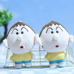 P-バンダイ阿呆鼻水虫ストラップぬいぐるみかわいいクレヨンしんちゃん公仔バッグ掛けキーホルダー