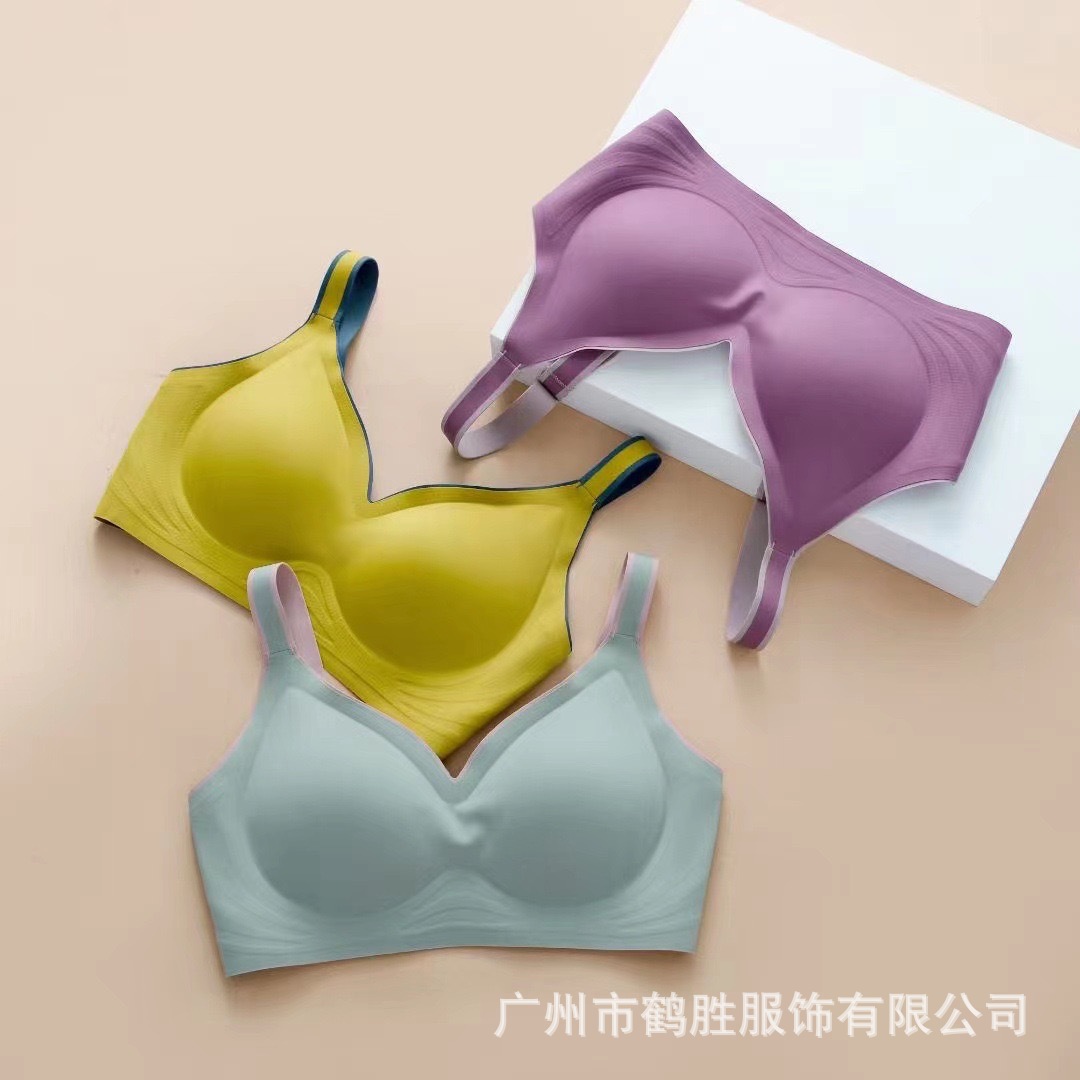 Venta directa de fábrica comercio electrónico transfronterizo Sudeste de Asia Vietnam Tailandia damas sin costuras sujetador de recogida lateral cómodo
