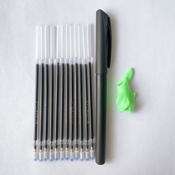 【1+12+1】 Disappear black pen rod set