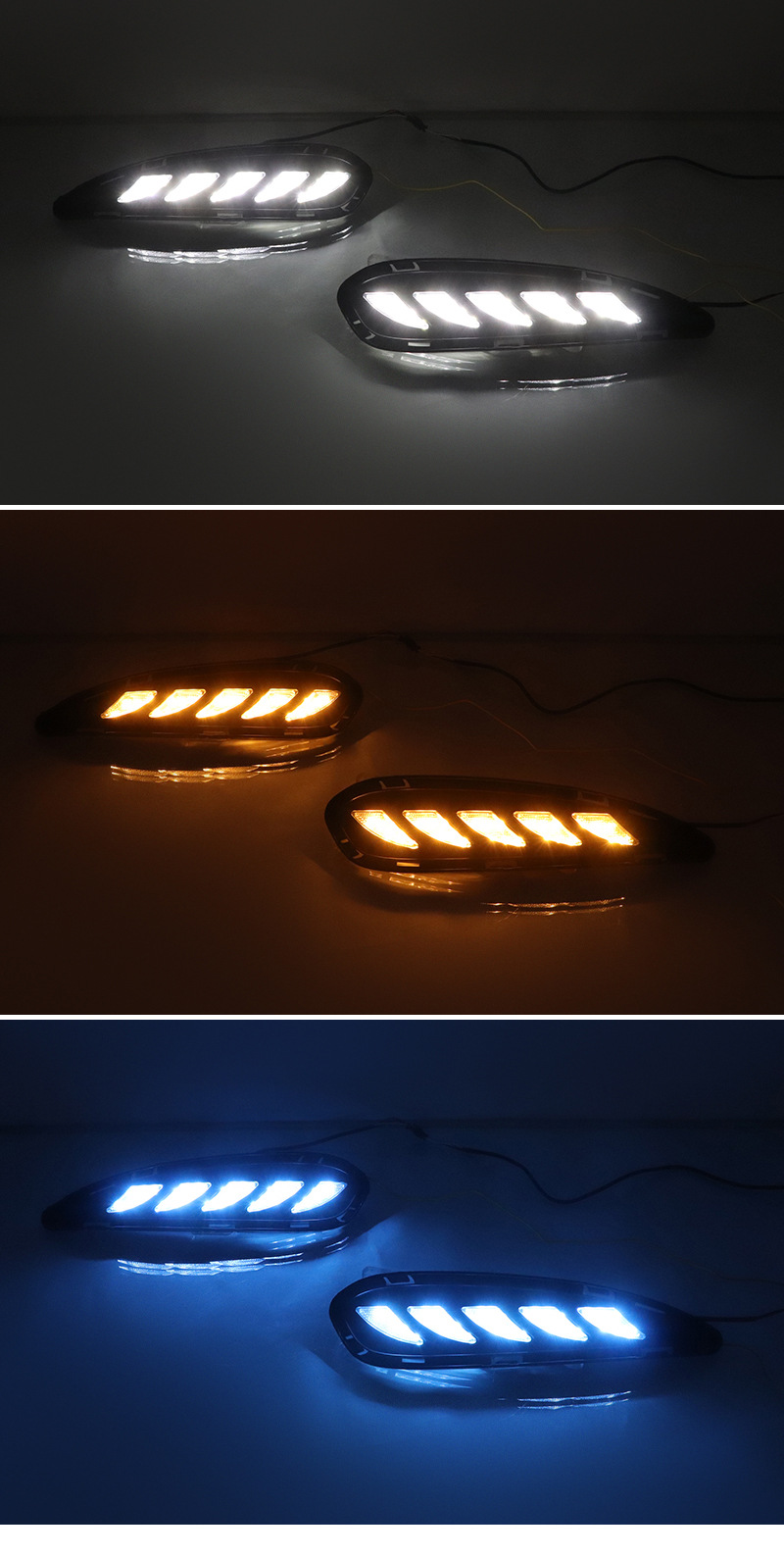 Suitable for 21-22 model ORA Good Cat daytime running lights, modified special LED daytime running lights with flowing turn signals