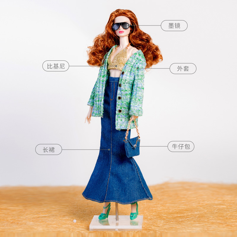 现货新款仙仙超模娃娃衣服装配饰全套女孩潮玩具跨境爆款外贸|undefined