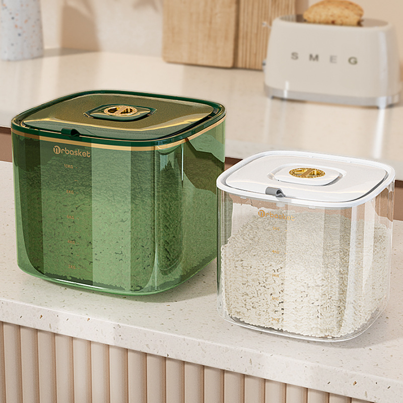Rice bucket household 20 catties insect-proof and moisture-proof sealed bucket rice box food-grade flour storage tank thickened rice rice cylinder