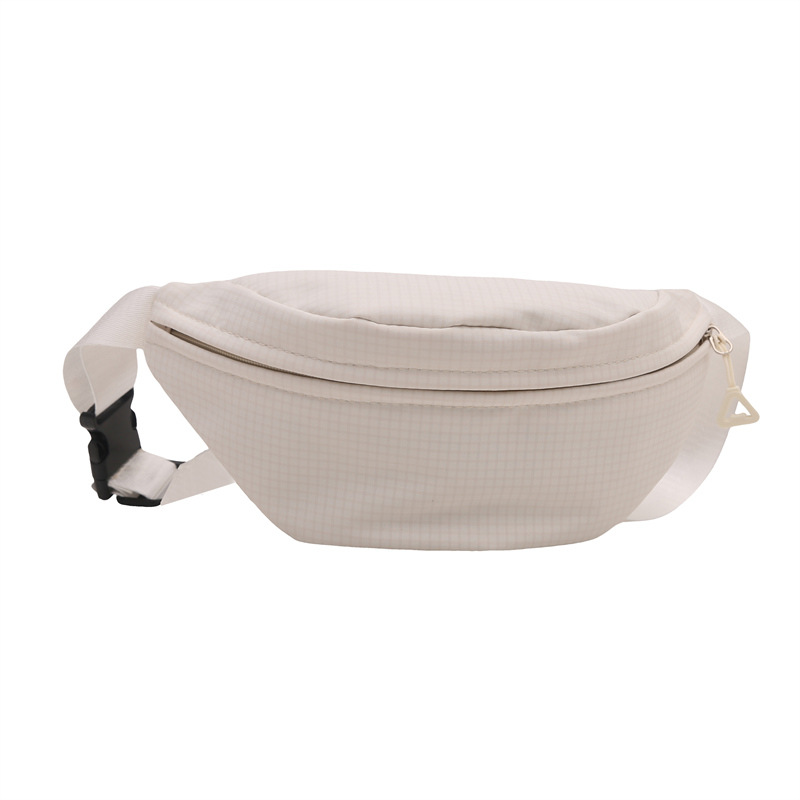 Bolso de pecho deportivo japonés de moda de color sólido para mujeres 2024 invierno coreano bolso de cintura de teléfono móvil casual simple bolso de mochila