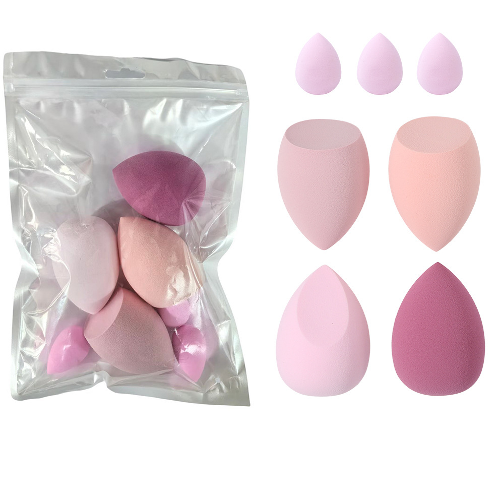 Conjunto de huevos de maquillaje transfronterizo, polvo no de látex botella de deriva, polvo de esponja, cojín de aire para maquillaje sin polvo, uso seco y húmedo.