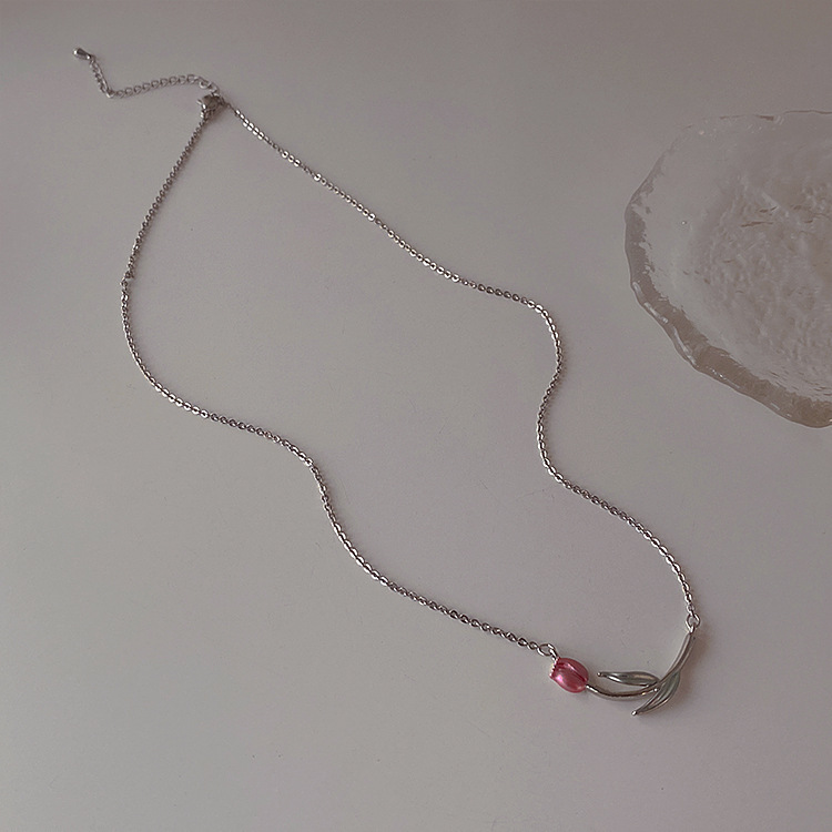 1 Piece Retro Flower Metal Enamel Plating Womenu0027S Necklace