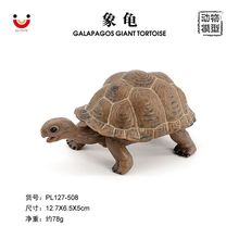 跨境 仿真野生 动物模型套装摆件  象龟 乌龟  儿童塑料仿真玩具