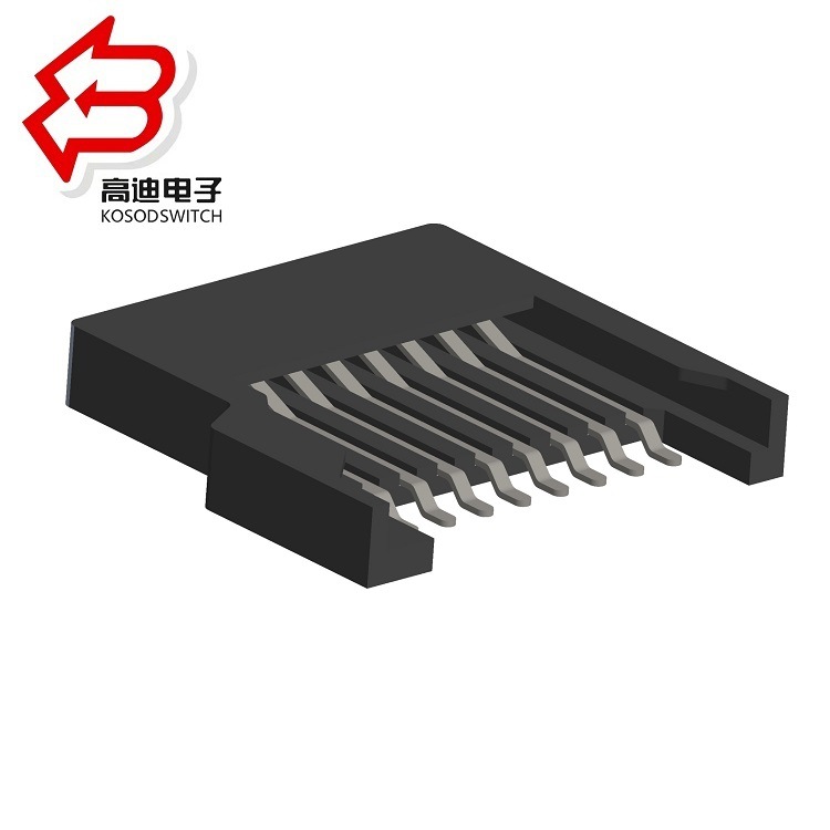 全塑TF SD卡座  简易半盖掀盖TF卡座 CF卡座SD连接器