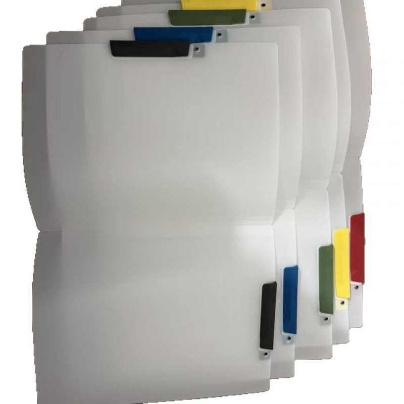 Custom Vintage Swivel Clip Folder - Clear Document Pouch,