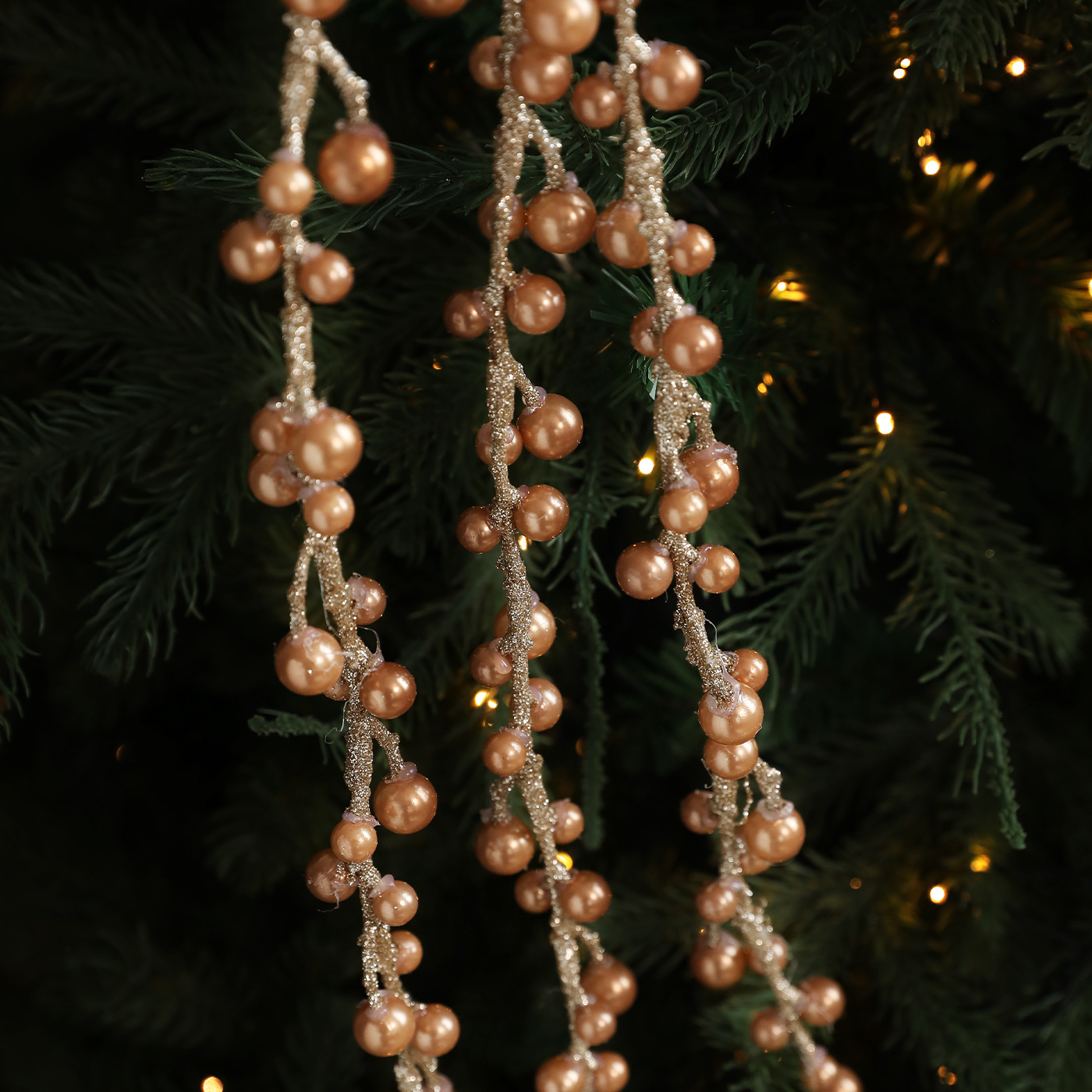 Navidad perla salice acrílico cristal polvo adhesivo árbol de Navidad atmósfera creativa decoración polvo adhesivo