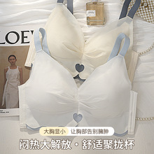 厂家原版超薄款大码内衣大胸显小显瘦聚拢无钢圈性感文胸罩批发
