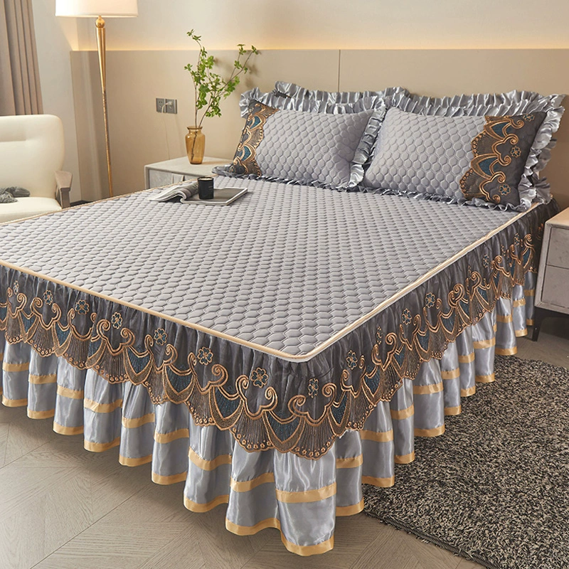 Матрац? Actually input: "Mat, set, silk removable bedspread, European style, 3 piece set"