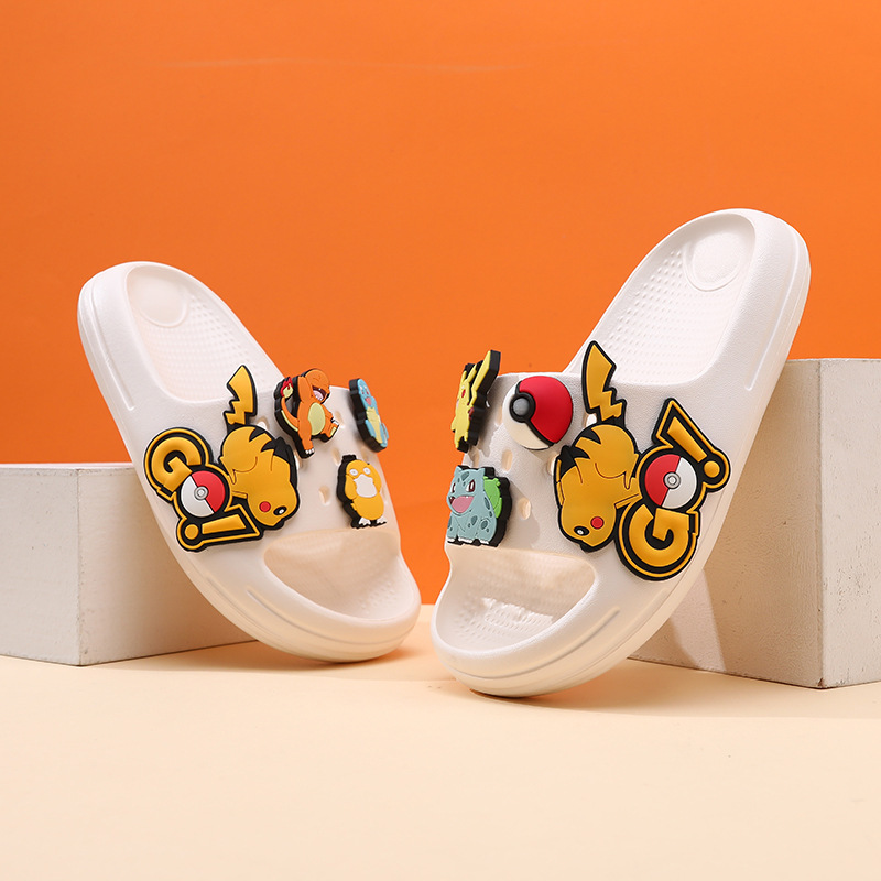 Pikachu Children's Slippers Boys Boys Summer New Indoor Home Non-Slip Sandals Pikachu Children's Slippers Boys Boys Summer New Indoor Home Non-Slip Sandals