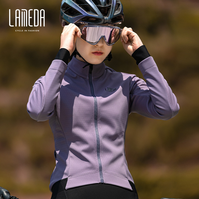 Lanpada Otoño e Invierno bicicleta a prueba de viento polar ciclismo ropa caliente impermeable ciclismo cálido compuesto de manga larga