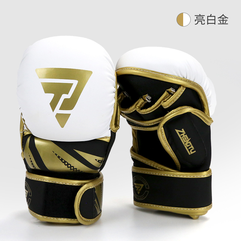 Guantes de boxeo MMA personalizados ZTTY, hombres adultos, guantes de lucha profesionales, Sanda, guantes de lucha física, ufc