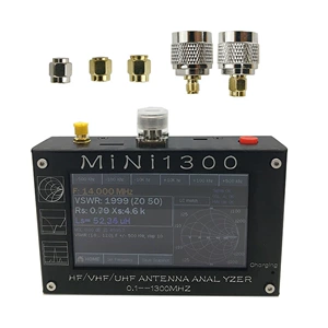 4,3-дюймовый векторный анализатор сети MINI1300. Частотный диапазон: 0,1-1300 МГц