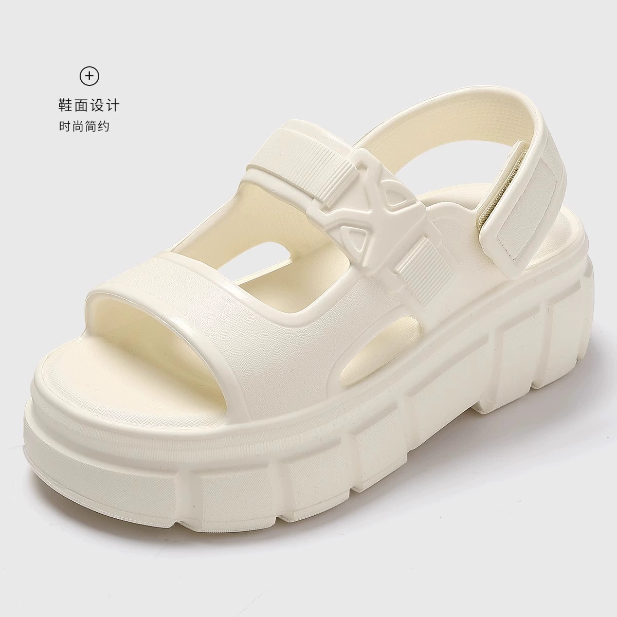 Женские сандалии 2025, новые летние, мягкая подошва, не утомляют ноги, толстая подошва, пляжные шлепанцы для женщин