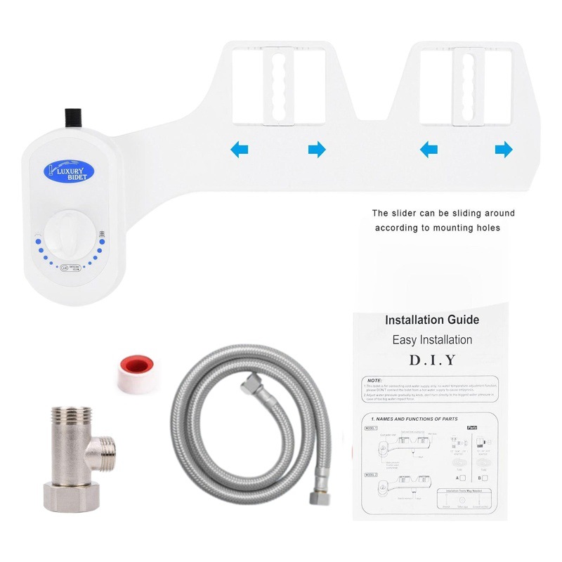 Limpiador transfronterizo de las mujeres, inodoro inteligente, cubierta de inodoro, limpiador de cadera, instalación simple