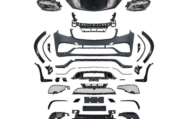Suitable for Mercedes-Benz GL to GLSAMG63 front and rear large enclosure cover leaf GLS166 upgrade AMG export