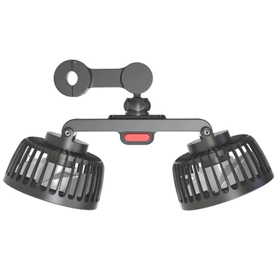 Digər kiçik elektrik cihazlar mini double-head small fan - f4207-chair-back-double-head-fan-universal-model