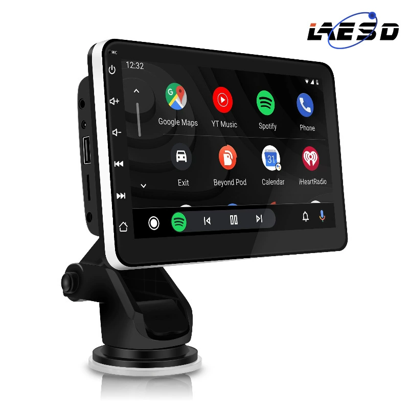Хит-код 7-дюймов портативный CarPlay/Android Auto навигация в автомобиле, GPS