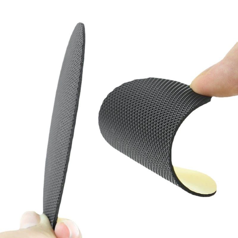 Противоскользящие наклейки на глушитель на передней ладони износостойкие говяжьи сухожилия, резиновая подошва, противоскользящие наклейки-артефакты, подошва на высоком каблуке, клетчатая резиновая прокладка