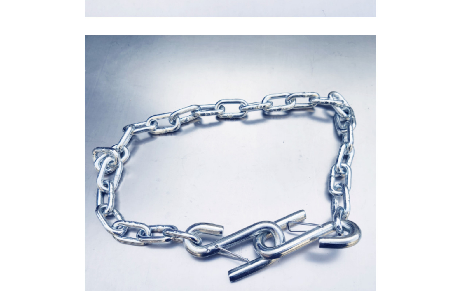1 m long galvanized anti-off chain Trailer connector RV modification accessories tractor hook