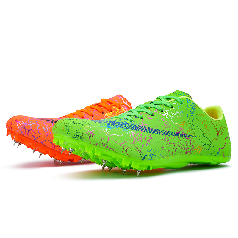 Nuevos zapatos de pista y campo entrenamiento zapatos para correr de malla transpirable jóvenes pista y campo zapatos entrenamiento estudiante deportes uñas