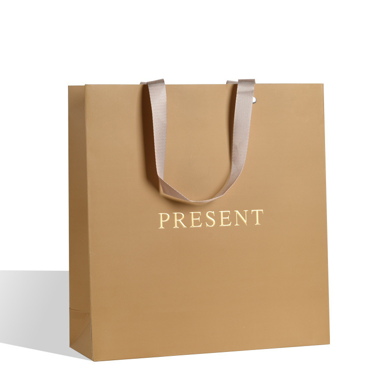 Nueva bolsa de regalo de tarjeta blanca de alta gama, bolsa de lujo ligera, bolsa de mano, logotipo, bolsa de compras de alta calidad, tienda de ropa de mujer image 11